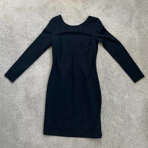 NWOT | Banana Republic | 3/4 Sleeve dress with gold zipper | Size 8